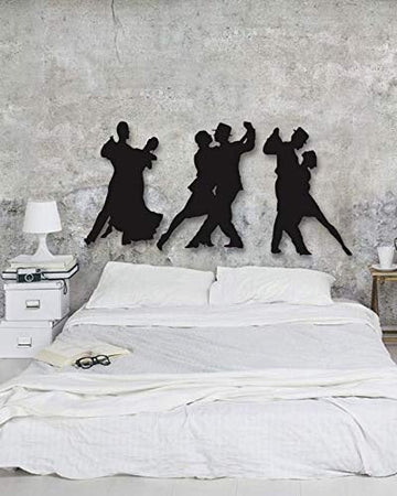π Couple Dance Silhouette Wall Hanging β Acrylic Art Set