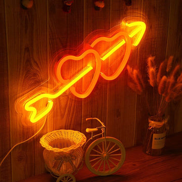 Neon Heart Light Sign