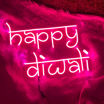 🪔 Happy Diwali Neon Sign