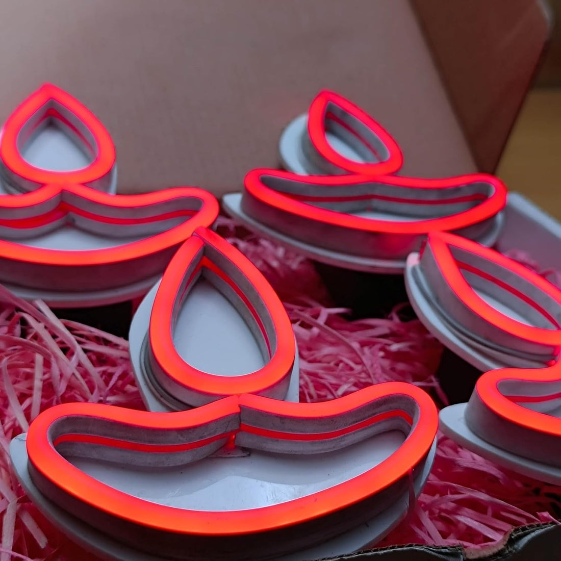 ✨ Neon Diya LED Light – Festive Glow for Every Space ✨