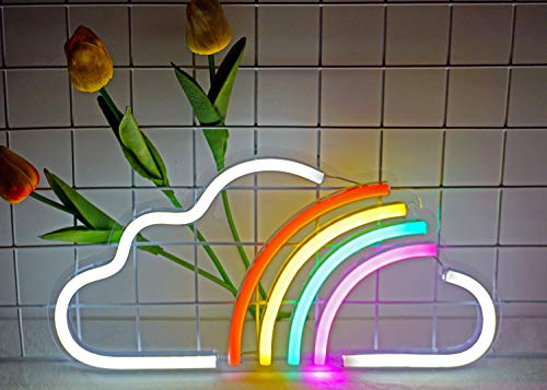 Rainbow Cloud Neon