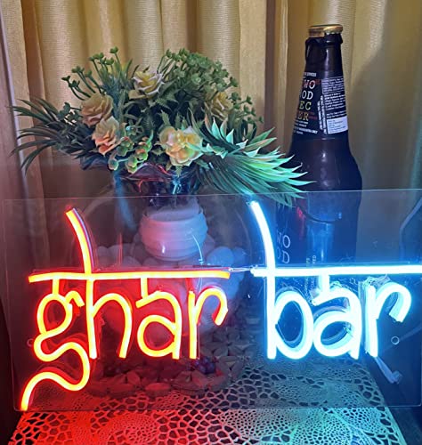 Ghar Bar neon Sign