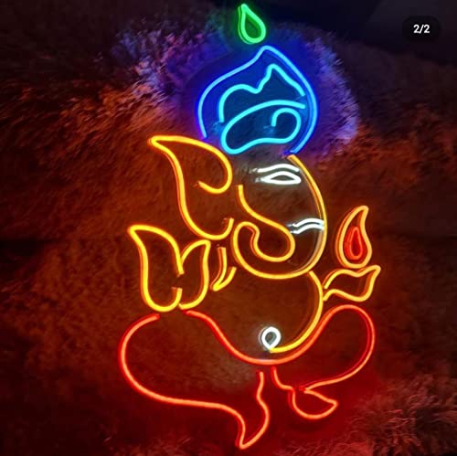 Ganesh Ji Neon Sign/Lights