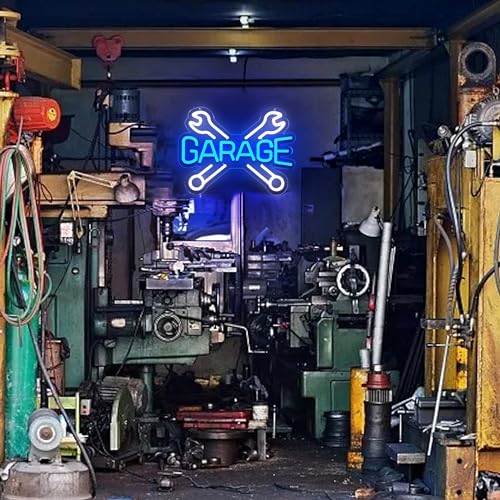Garage Wrench Neon Sign