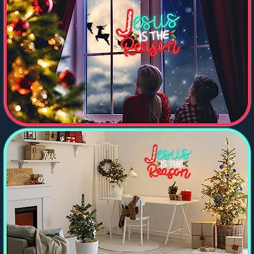 Jesus Is the Reason Neon Sign Christmas LED Sign