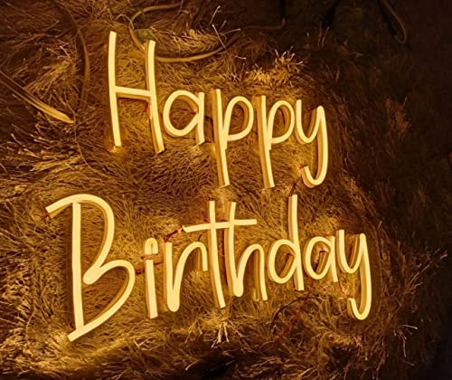 Happy Birthday Neon Sign