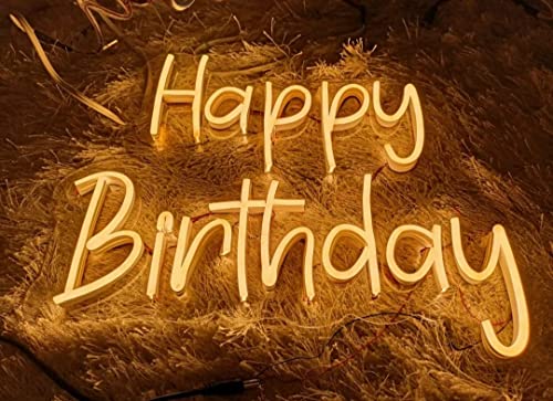 Happy Birthday Neon Sign
