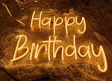 Happy Birthday Neon Sign