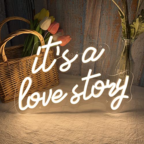 Its a Love Story Neon Sign