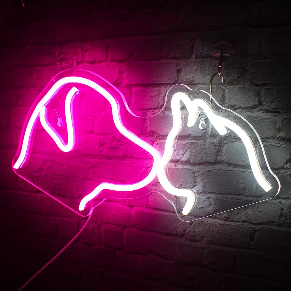 Dog Cat Neon Sign