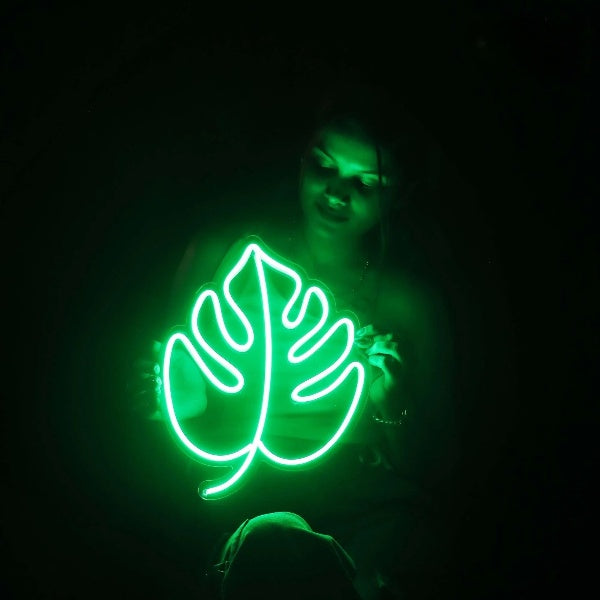 Monstera leaf Neon Light Sign