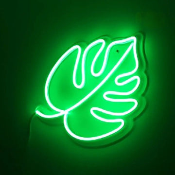 Monstera leaf Neon Light Sign
