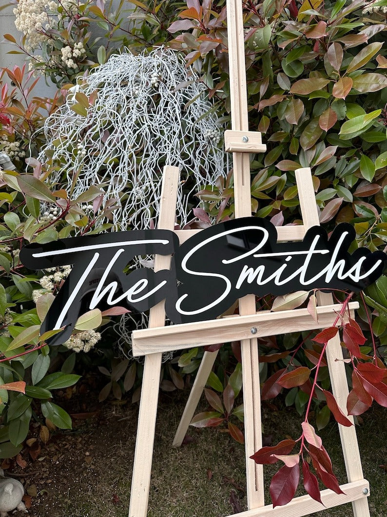 🏠 Premium Custom Acrylic Name Sign | Personalized Room &amp; Home Decor | Elegant Wall Name Plate