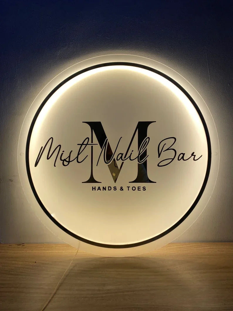 Custom Backlit Acrylic Logo Sign