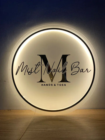 Custom Backlit Acrylic Logo Sign