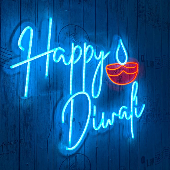 🪔 Happy Diwali Neon Sign – Premium LED Decorative Light