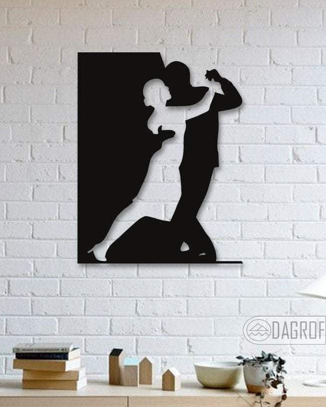 💃🕺 Dancing Couple – Acrylic Wall Art